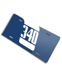 1970 Plymouth Barracuda 'Cuda 340 Design Novelty License Plate - Vintage Emblem