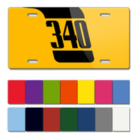 Plymouth Barracuda 'Cuda 1970 340 Design Novelty License Plate