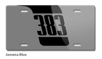 1970 Plymouth Barracuda 'Cuda 383 Design Novelty License Plate - Vintage Emblem
