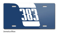 1970 Plymouth Barracuda 'Cuda 383 Design Novelty License Plate - Vintage Emblem