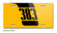 1970 Plymouth Barracuda 'Cuda 383 Design Novelty License Plate - Vintage Emblem
