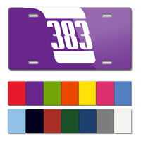 Plymouth Barracuda 'Cuda 1970 383 Design Novelty License Plate