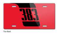 1970 Plymouth Barracuda 'Cuda 383 Design Novelty License Plate - Vintage Emblem