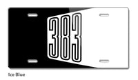 1971 Plymouth Barracuda 'Cuda 383 Design Novelty License Plate - Vintage Emblem