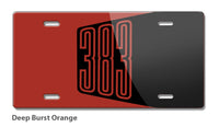 1971 Plymouth Barracuda 'Cuda 383 Design Novelty License Plate - Vintage Emblem