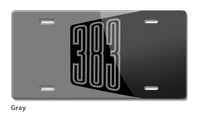 1971 Plymouth Barracuda 'Cuda 383 Design Novelty License Plate - Vintage Emblem