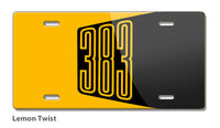 1971 Plymouth Barracuda 'Cuda 383 Design Novelty License Plate - Vintage Emblem