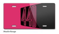 1971 Plymouth Barracuda 'Cuda 440 Design Novelty License Plate - Vintage Emblem