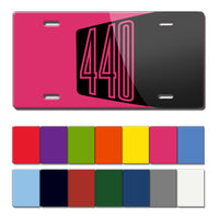 Plymouth Barracuda 'Cuda 1971 440 Design Novelty License Plate