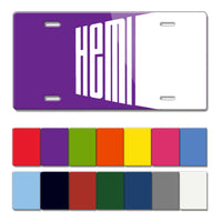 Plymouth Barracuda 'Cuda 1971 HEMI Design Novelty License Plate