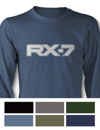 Mazda RX-7 S2 First generation 1978 - 1985 Emblem T-Shirt - Long Sleeves - Emblem