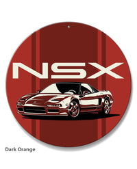 Acura - Honda NSX 3/4 Front View Emblem Round Aluminum Sign
