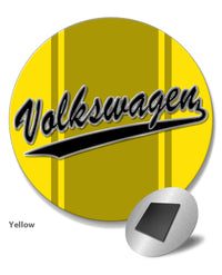 Vintage Wolkswagen Emblem Round Fridge Magnet