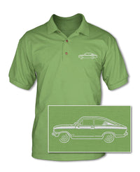 Opel Kadett B Coupe - Adult Pique Polo Shirt - Side View