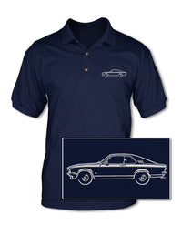 Opel Manta A Coupe - Adult Pique Polo Shirt - Side View