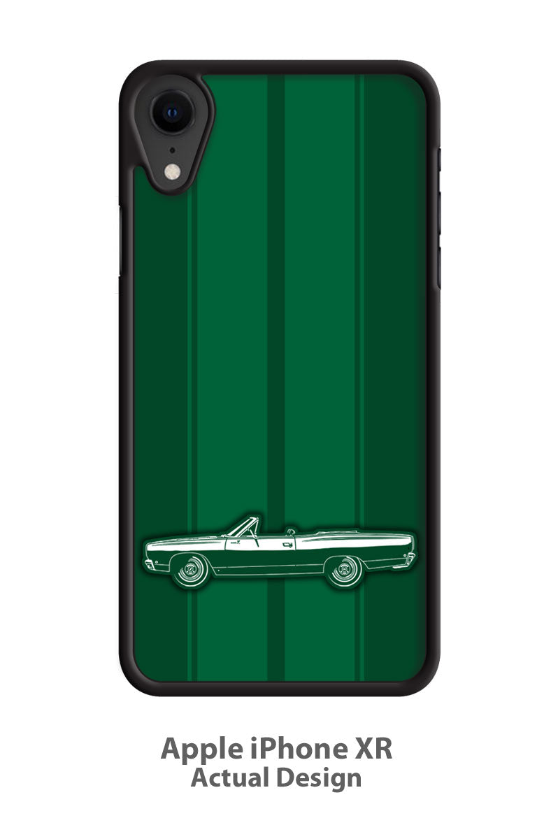 1968 Plymouth Road Runner Convertible Smartphone Case - Racing Stripes