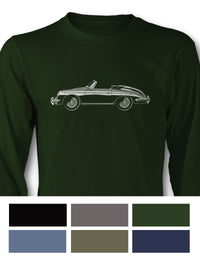 Porsche 356B Roadster Long Sleeve T-Shirt - Side View