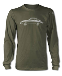 Porsche 356C Coupe T-Shirt - Long Sleeves - Side View