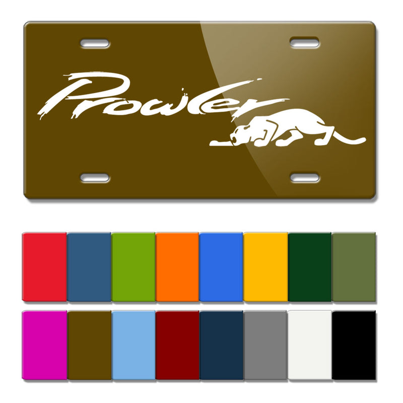 Plymouth Prowler 1997 - 2002 Design Novelty License Plate