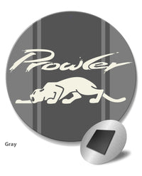 1997 - 2002 Plymouth Prowler Emblem Novelty Round Fridge Magnet