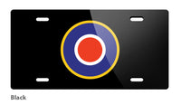 British Royal Air Force Late War Emblem Novelty License Plate