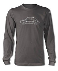 Renault 4CV 750 760 Quinquette 1947 - 1961 T-Shirt - Long Sleeves - Side View