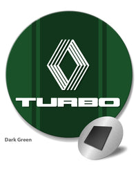 Renault Turbo Emblem Round Fridge Magnet