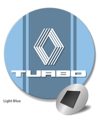 Renault Turbo Emblem Round Fridge Magnet