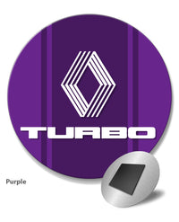 Renault Turbo Emblem Round Fridge Magnet