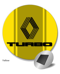 Renault Turbo Emblem Round Fridge Magnet
