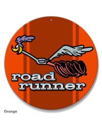 1969 - 1974 Plymouth Road Runner Emblem Novelty Round Aluminum Sign