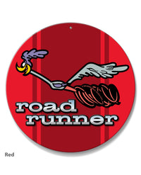 1969 - 1974 Plymouth Road Runner Emblem Novelty Round Aluminum Sign