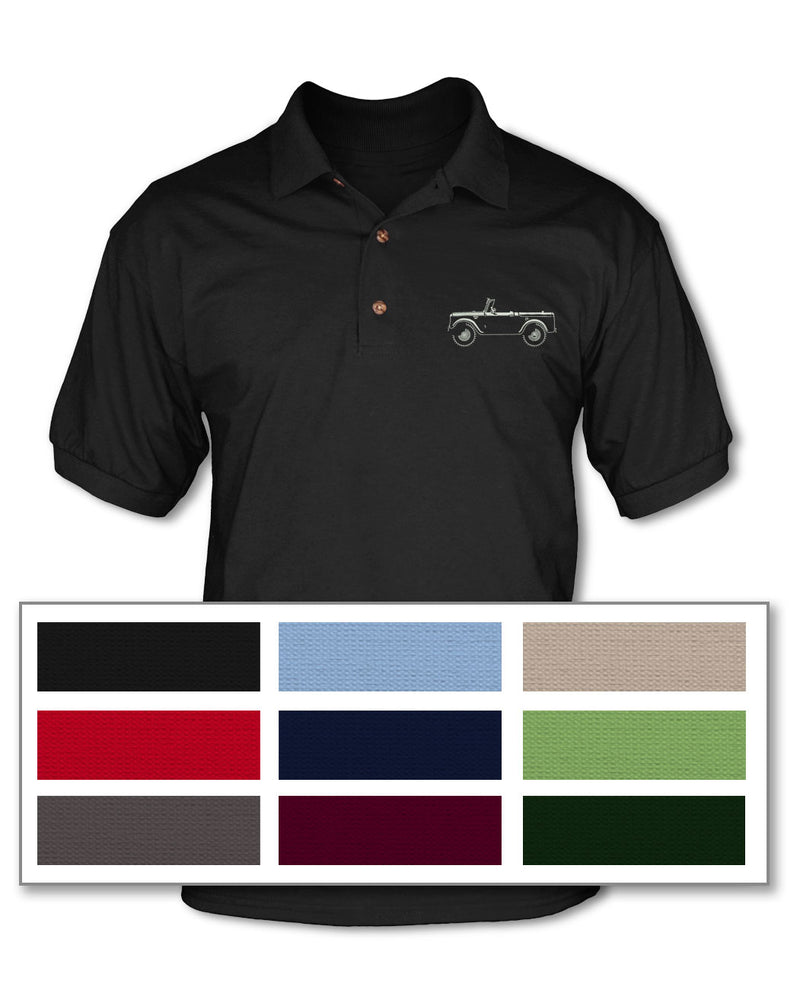 International Scout 1961 Adult Pique Polo Shirt - Side View
