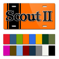 1971 - 1980 International Scout II Emblem Novelty License Plate
