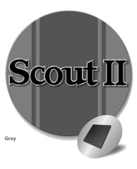 1971 - 1980 International Scout II Graphic Emblem Round Fridge Magnet