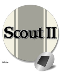 1971 - 1980 International Scout II Graphic Emblem Round Fridge Magnet