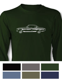 Studebaker Starlight Coupe 1953 Long Sleeve T-Shirt - Side View