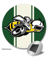 Dodge Super Bee Illustration Novelty Round Fridge Magnet