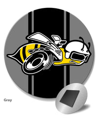 Dodge Super Bee Illustration Novelty Round Fridge Magnet