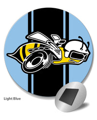 Dodge Super Bee Illustration Novelty Round Fridge Magnet