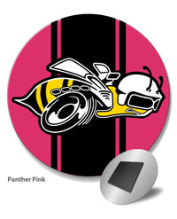 Dodge Super Bee Illustration Novelty Round Fridge Magnet