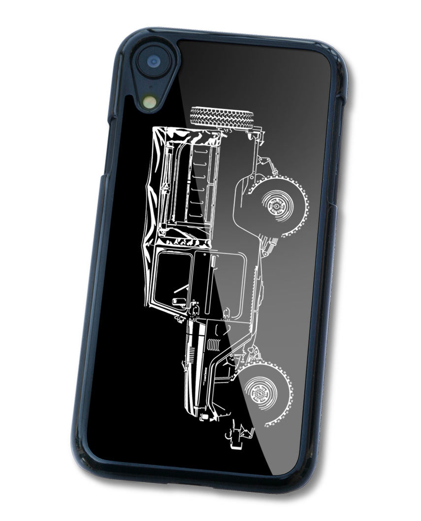 Toyota BJ43 FJ43 Land Cruiser 4x4 Smartphone Case - Side View