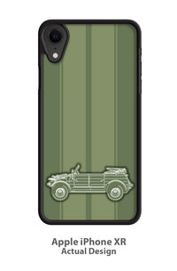 Volkswagen Kübelwagen Type 82 Smartphone Case - Racing Stripes