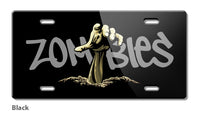 Zombies are Out Novelty License Plate