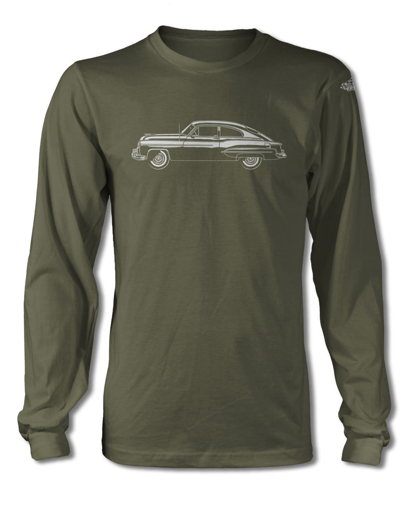 1950 Oldsmobile 98 Deluxe Club Sedan T-Shirt - Long Sleeves - Side View