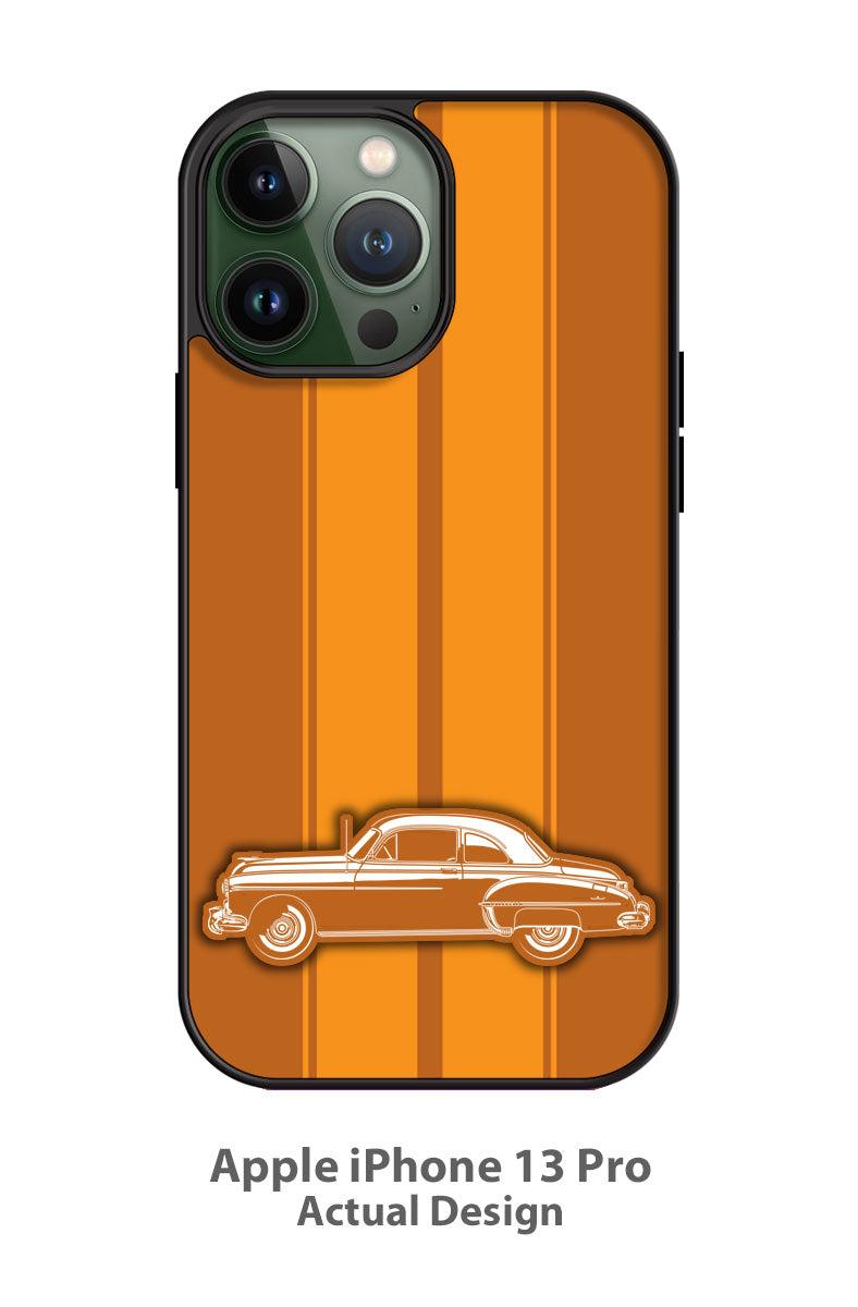 1950 Oldsmobile 88 Club Coupe Smartphone Case - Racing Stripes