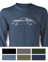 1950 Oldsmobile 88 Club Sedan T-Shirt - Long Sleeves - Side View