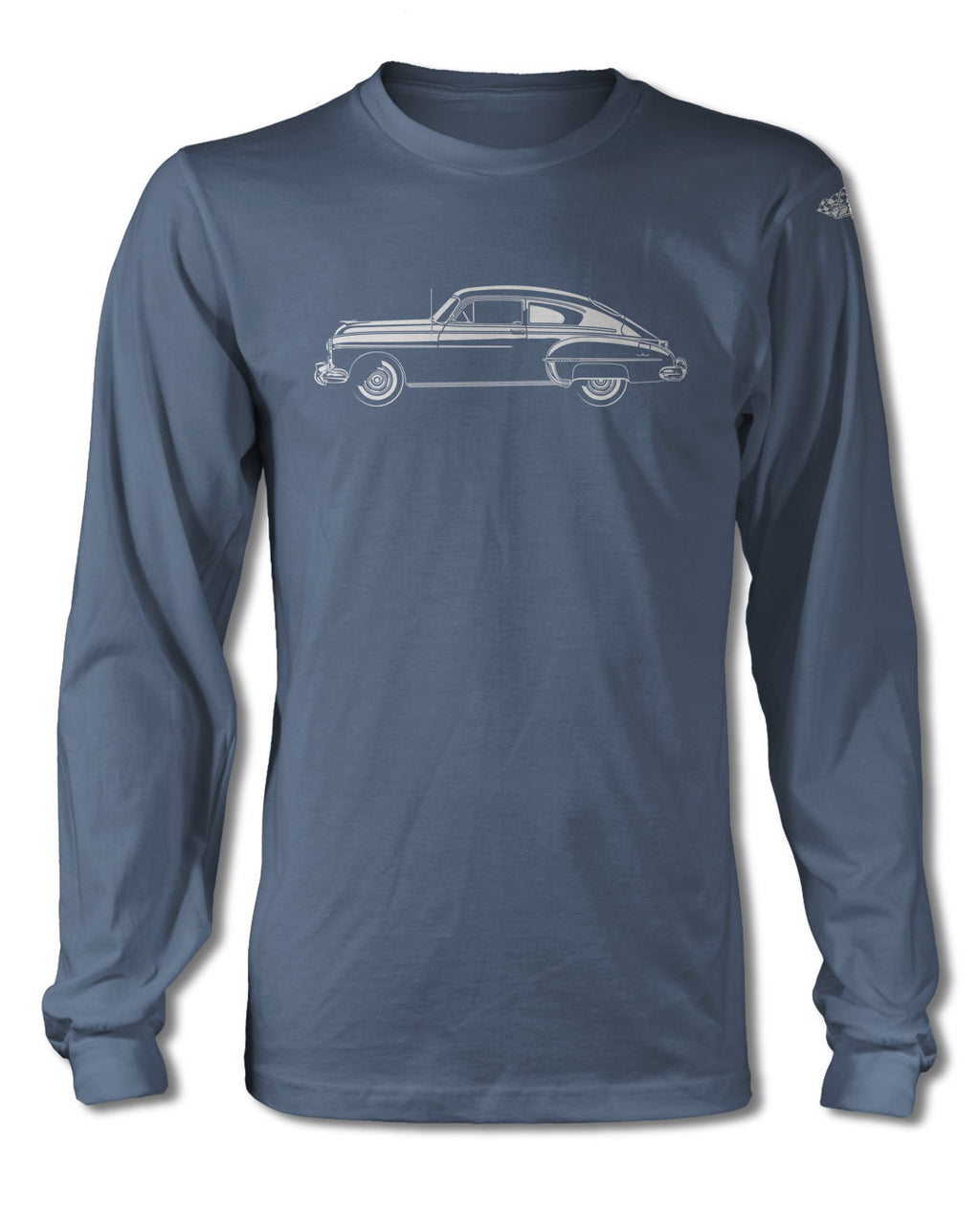 1950 Oldsmobile 88 Club Sedan T-Shirt - Long Sleeves - Side View