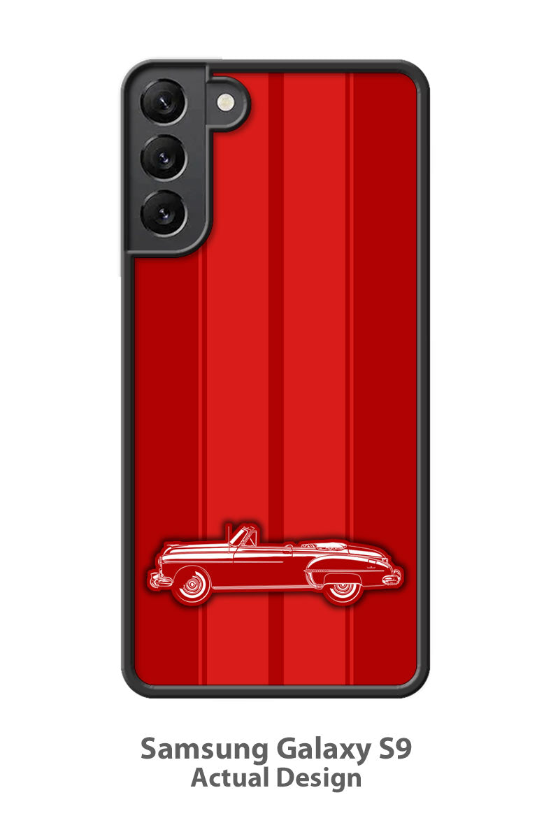 1950 Oldsmobile 88 Convertible Smartphone Case - Racing Stripes