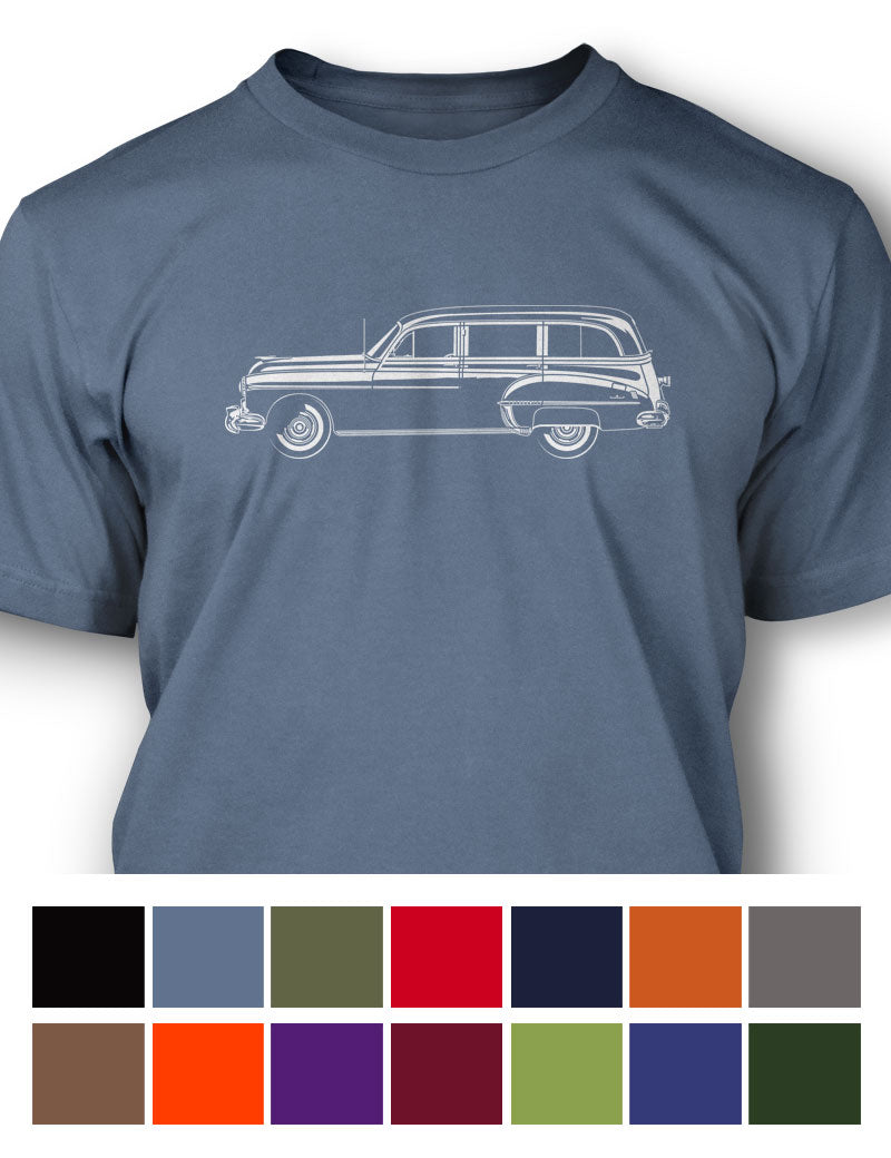 1950 Oldsmobile 88 Woody Wagon T-Shirt - Men - Side View